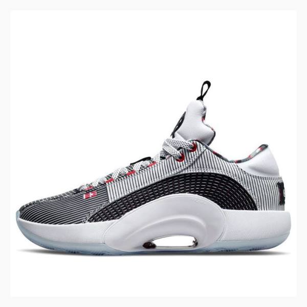 Nike Low Quai 54 Tennarit Miesten Air Jordan 35 Mustat Valkoinen Punainen | JD-368ZG