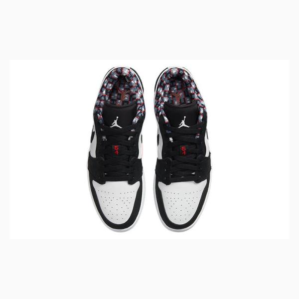 Nike Low Quai 54 Tennarit Miesten Air Jordan 1 Valkoinen Mustat Punainen | JD-973PE