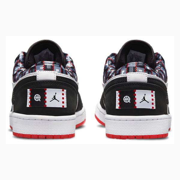 Nike Low Quai 54 Tennarit Miesten Air Jordan 1 Valkoinen Mustat Punainen | JD-973PE