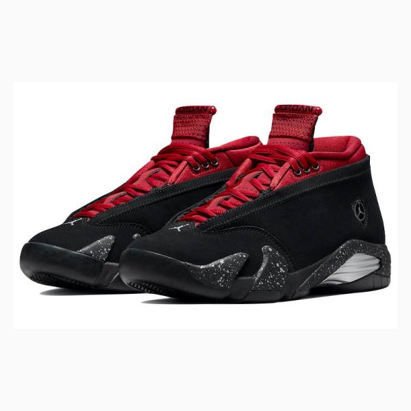 Nike Low Red Lipstick Tennarit Naisten Air Jordan 14 Mustat Punainen | JD-846BW