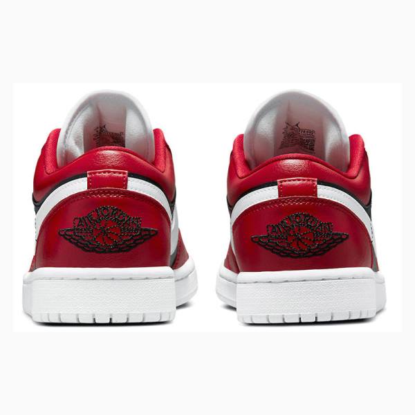 Nike Low Reverse Chicago Flip Tennarit Naisten Air Jordan 1 Mustat Valkoinen Punainen | JD-907AN