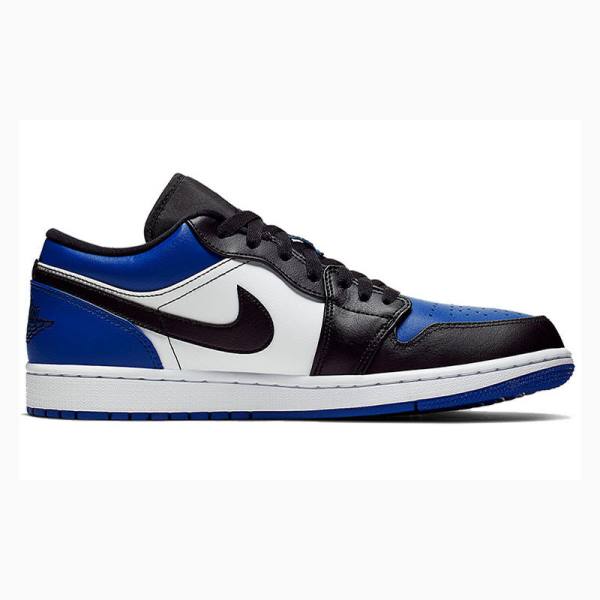 Nike Low Royal Varvas Tennarit Miesten Air Jordan 1 Mustat Sininen | JD-285GT