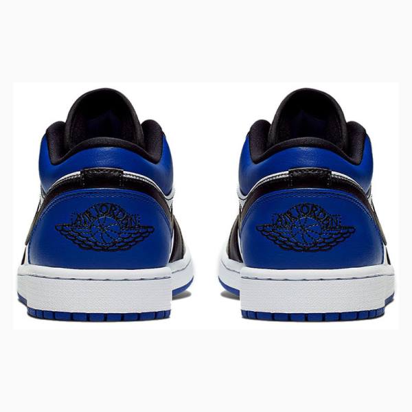 Nike Low Royal Varvas Tennarit Miesten Air Jordan 1 Mustat Sininen | JD-285GT