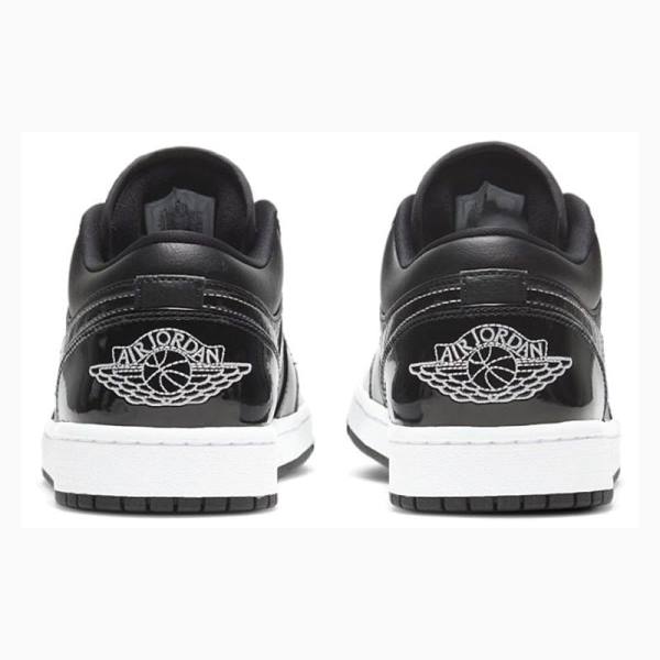 Nike Low SE ASW Kiiltonahka Nahkaiset All Star Tennarit Miesten Air Jordan 1 Mustat Valkoinen | JD-293QR