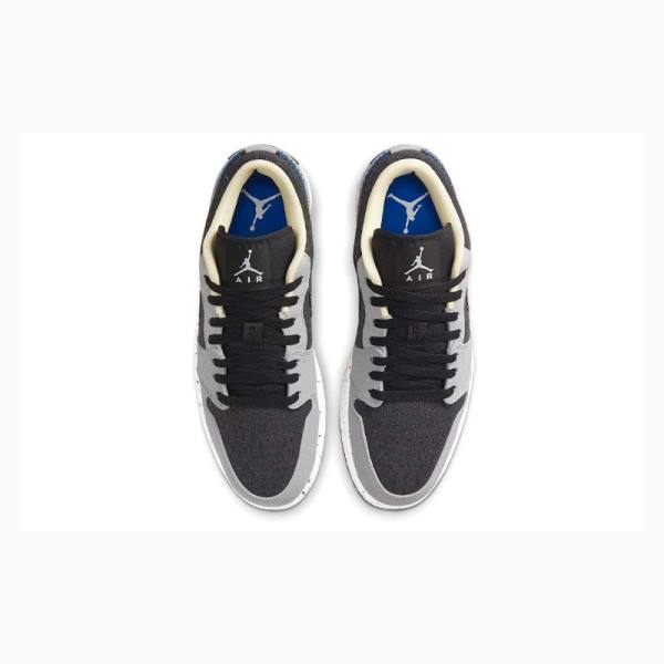 Nike Low SE Crater Tennarit Miesten Air Jordan 1 Harmaat Mustat | JD-408YM