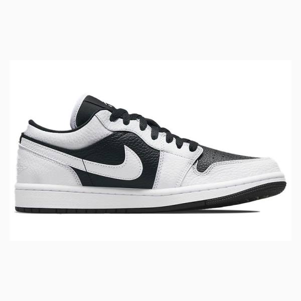 Nike Low SE Homage Tennarit Naisten Air Jordan 1 Valkoinen Mustat | JD-805BN