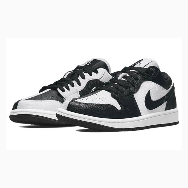 Nike Low SE Homage Tennarit Naisten Air Jordan 1 Valkoinen Mustat | JD-805BN