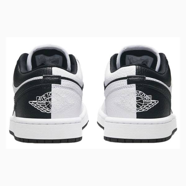 Nike Low SE Homage Tennarit Naisten Air Jordan 1 Valkoinen Mustat | JD-805BN