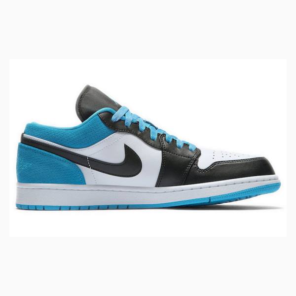 Nike Low SE Laser Tennarit Miesten Air Jordan 1 Mustat Sininen | JD-918RX