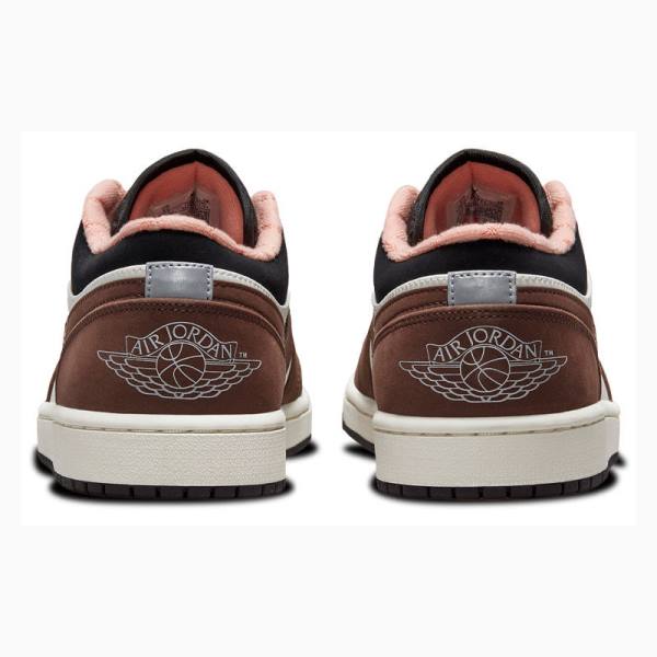 Nike Low SE Mocha Tennarit Miesten Air Jordan 1 Valkoinen Ruskea | JD-904CU
