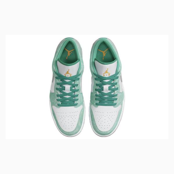 Nike Low SE New Emerald Tennarit Miesten Air Jordan 1 Valkoinen Vihreä | JD-194QF