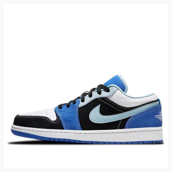 Nike Low SE \'Racer Blue\' Tennarit Miesten Air Jordan 1 Mustat Sininen | JD-391LD