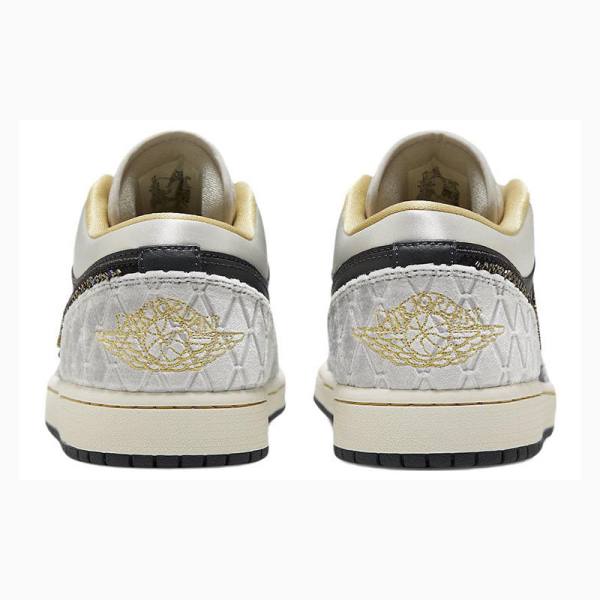 Nike Low SE Tennarit Miesten Air Jordan 1 Valkoinen Mustat | JD-471PU