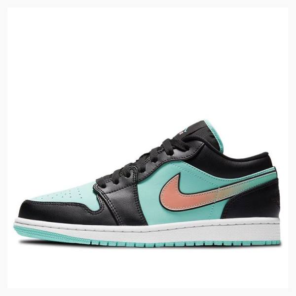 Nike Low SE Tropical Twist Tennarit Miesten Air Jordan 1 Vihreä Mustat | JD-218OQ