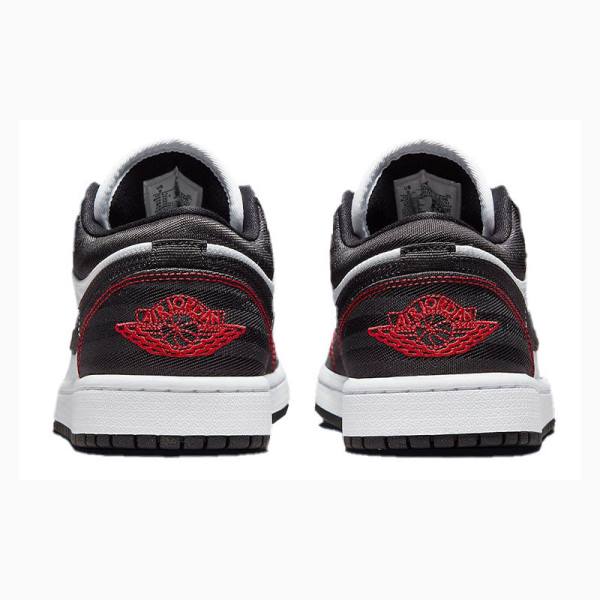 Nike Low SE Utility Tennarit Naisten Air Jordan 1 Valkoinen Mustat Punainen | JD-193HF