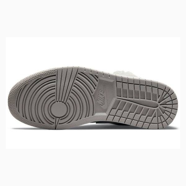 Nike Low Sherpa Fleece Tennarit Naisten Air Jordan 1 Harmaat | JD-295PK