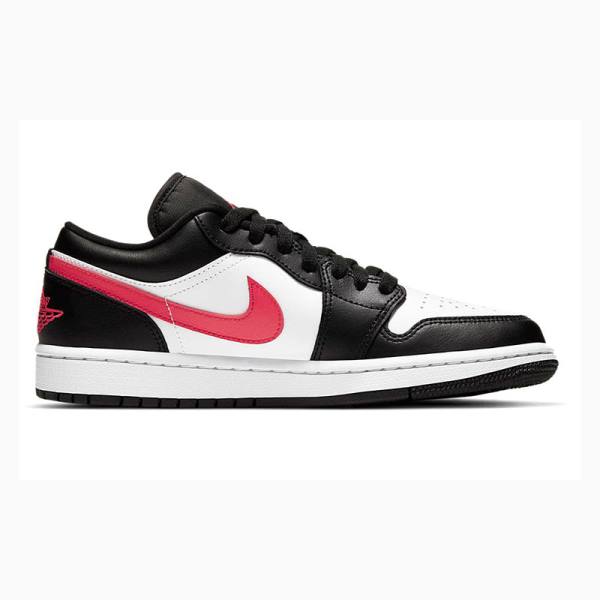 Nike Low Siren Tennarit Naisten Air Jordan 1 Mustat Punainen | JD-049KC