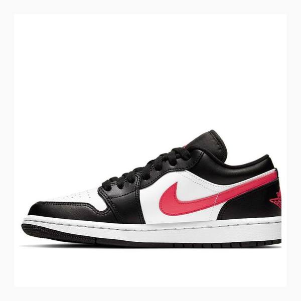 Nike Low Siren Tennarit Naisten Air Jordan 1 Mustat Punainen | JD-049KC