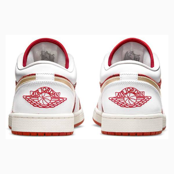 Nike Low Spades Tennarit Miesten Air Jordan 1 Valkoinen Punainen | JD-895CF