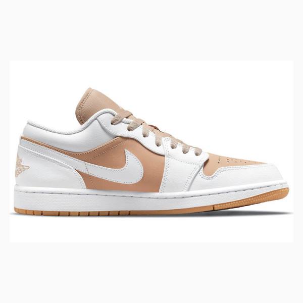 Nike Low Tennarit Miesten Air Jordan 1 Valkoinen Beige | JD-326VE