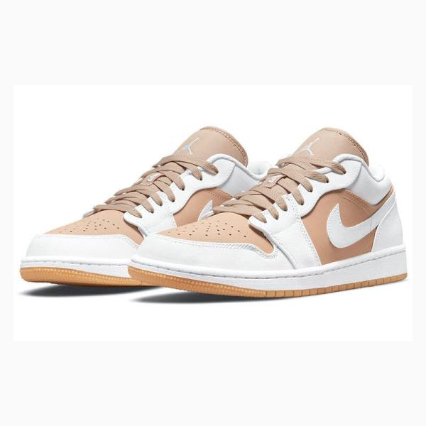 Nike Low Tennarit Miesten Air Jordan 1 Valkoinen Beige | JD-326VE