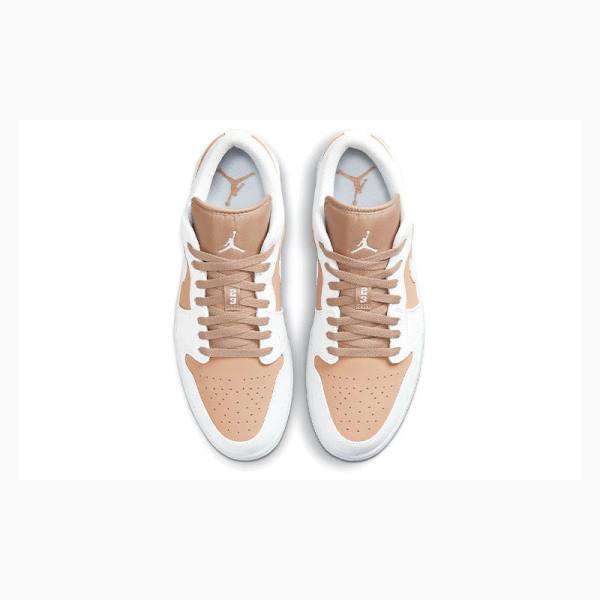 Nike Low Tennarit Miesten Air Jordan 1 Valkoinen Beige | JD-326VE