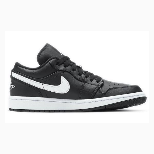 Nike Low Tennarit Naisten Air Jordan 1 Mustat Valkoinen | JD-265EV
