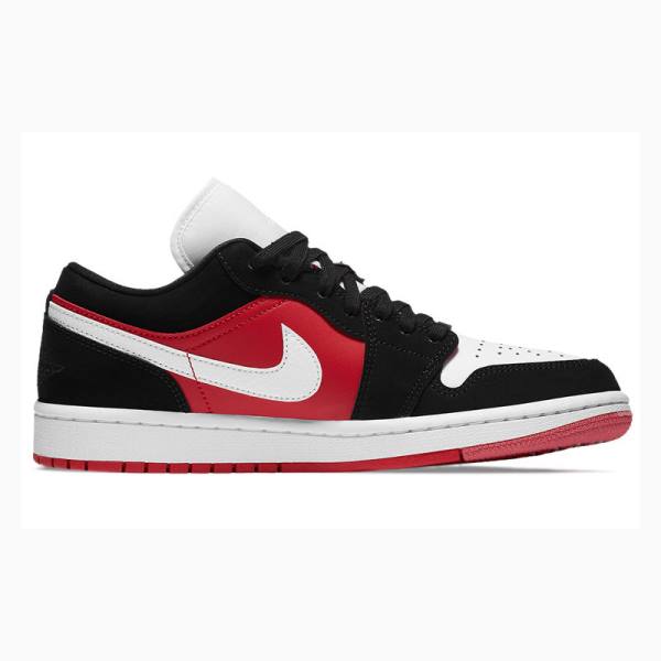 Nike Low Tennarit Naisten Air Jordan 1 Mustat Punainen Valkoinen | JD-907LY