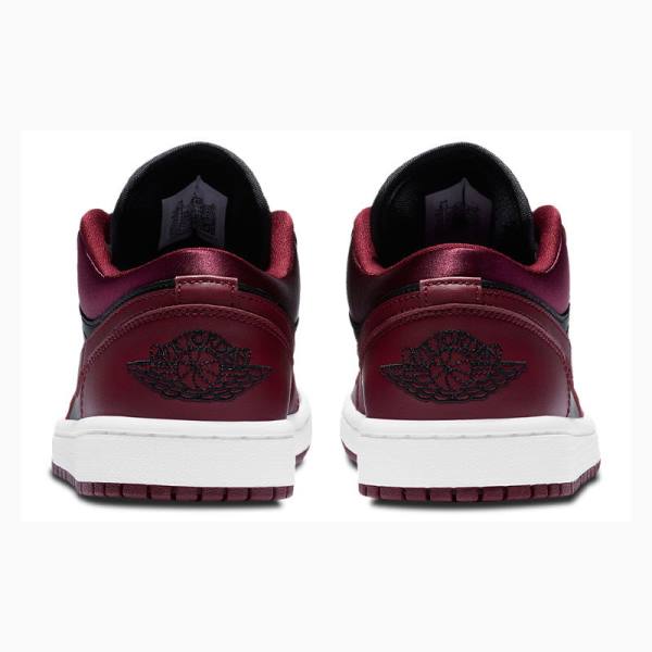 Nike Low Tennarit Naisten Air Jordan 1 Punainen Mustat | JD-128QL