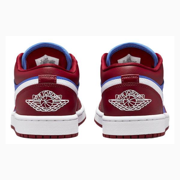 Nike Low Tennarit Naisten Air Jordan 1 Punainen Sininen | JD-813YI