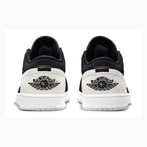 Nike Low-Top Tennarit Miesten Air Jordan 1 Mustat Valkoinen | JD-695KA