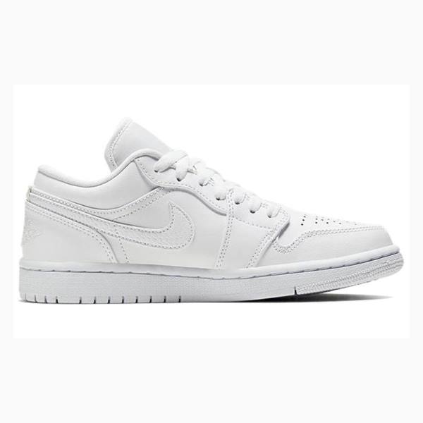 Nike Low Triple Tennarit Naisten Air Jordan 1 Valkoinen | JD-291XB