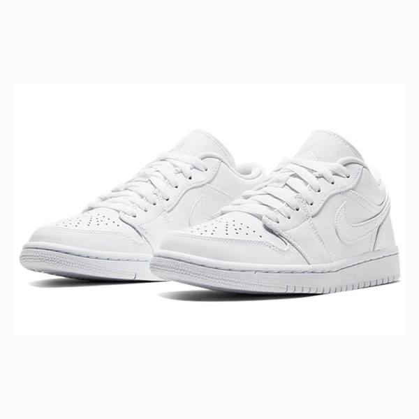 Nike Low Triple Tennarit Naisten Air Jordan 1 Valkoinen | JD-291XB