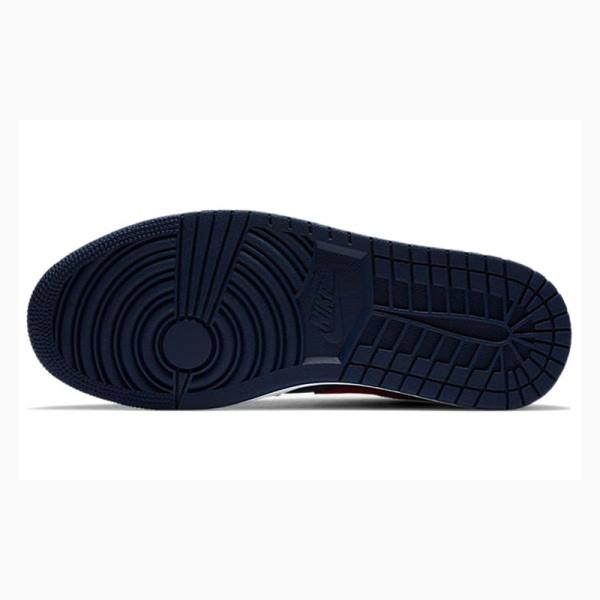 Nike Low USA Tennarit Miesten Air Jordan 1 Sininen Punainen | JD-765ZR