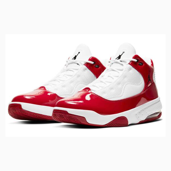 Nike Max Aura 2 Koripallokengät Miesten Air Jordan Valkoinen Punainen | JD-301YM