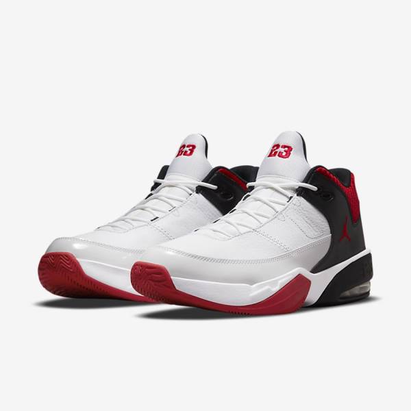 Nike Max Aura 3 Koripallokengät Miesten Air Jordan Valkoinen Mustat Punainen | NK054JZI