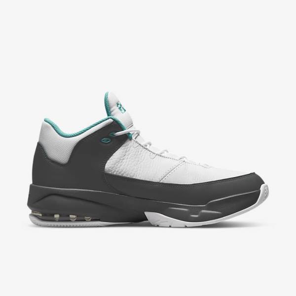 Nike Max Aura 3 Koripallokengät Miesten Air Jordan Valkoinen Harmaat Turkoosi | NK081JAM