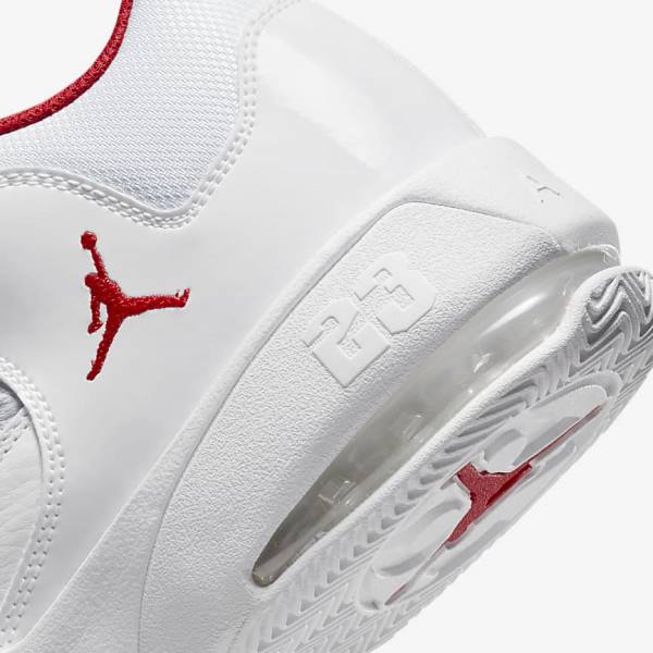 Nike Max Aura 3 Koripallokengät Miesten Air Jordan Valkoinen Platina Mustat Punainen | NK109HRE
