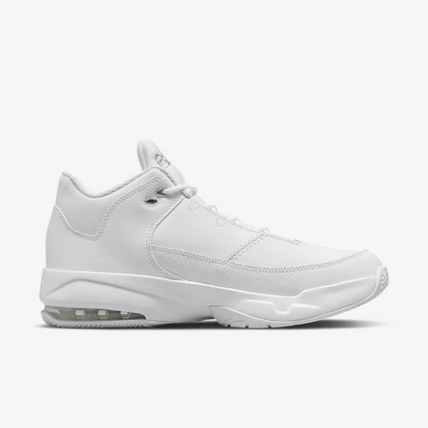 Nike Max Aura 3 Koripallokengät Miesten Air Jordan Valkoinen Metal Hopea | NK620FWJ