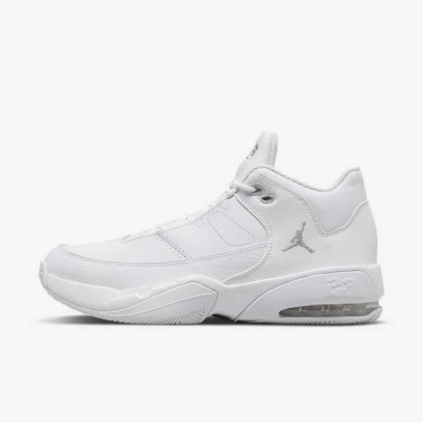 Nike Max Aura 3 Koripallokengät Miesten Air Jordan Valkoinen Metal Hopea | NK620FWJ