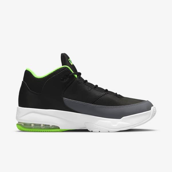 Nike Max Aura 3 Koripallokengät Miesten Air Jordan Mustat Harmaat Valkoinen Vihreä | NK739NMI