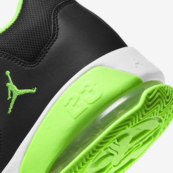 Nike Max Aura 3 Koripallokengät Miesten Air Jordan Mustat Harmaat Valkoinen Vihreä | NK739NMI