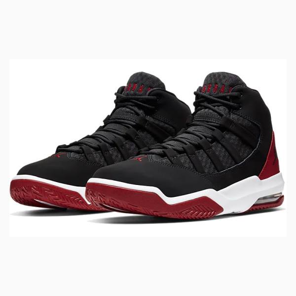 Nike Max Aura Koripallokengät Miesten Air Jordan Mustat Punainen | JD-095XR