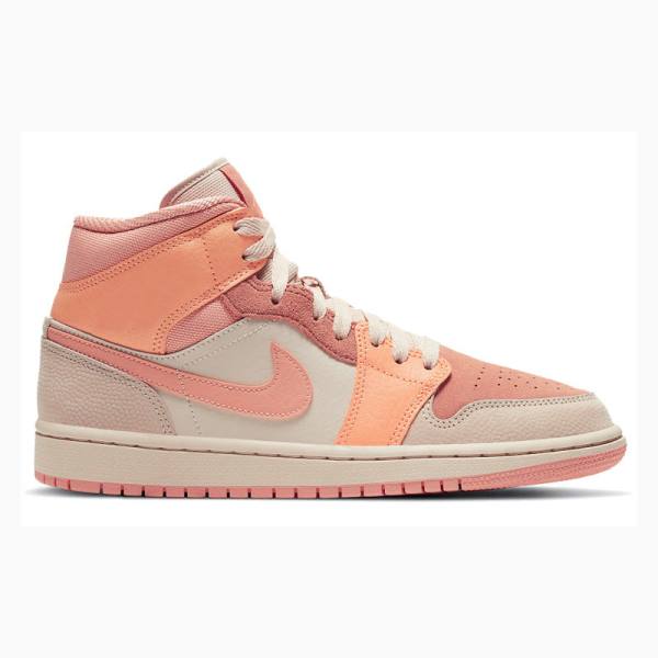 Nike Mid Apricot (W) Koripallokengät Naisten Air Jordan 1 Oranssi | JD-954SA