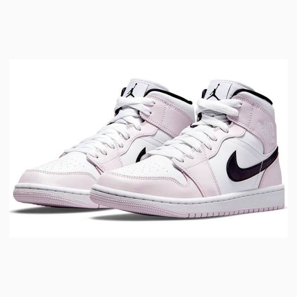 Nike Mid Barely Koripallokengät Naisten Air Jordan 1 Pinkki | JD-489WR