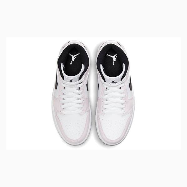 Nike Mid Barely Koripallokengät Naisten Air Jordan 1 Pinkki | JD-489WR