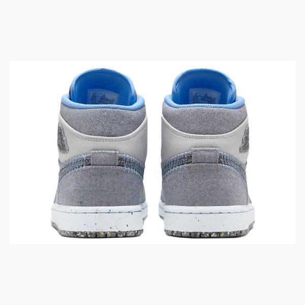 Nike Mid Crater Koripallokengät Miesten Air Jordan 1 Harmaat Mustat Sininen | JD-456FL