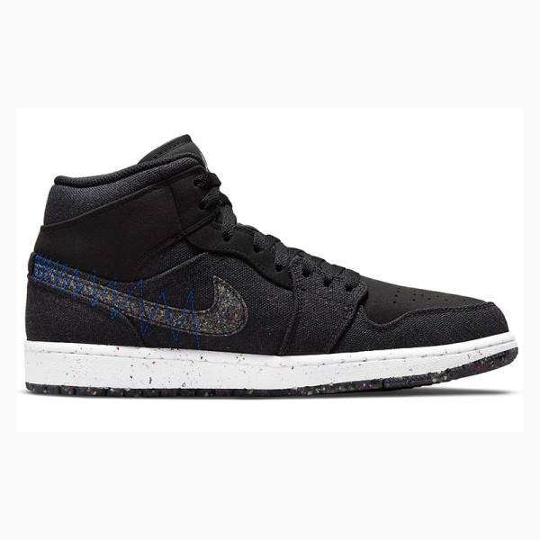 Nike Mid Crater Racer Koripallokengät Miesten Air Jordan 1 Mustat | JD-435FW