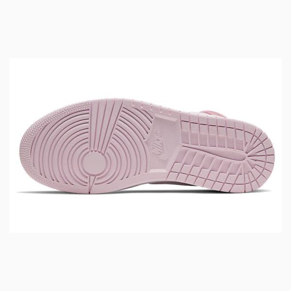 Nike Mid Digitaalinen Koripallokengät Naisten Air Jordan 1 Pinkki | JD-856XE