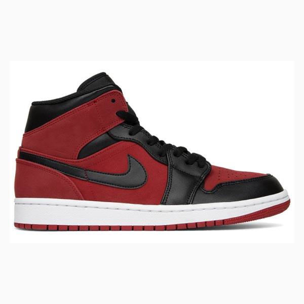 Nike Mid Gym Koripallokengät Miesten Air Jordan 1 Punainen | JD-682FE